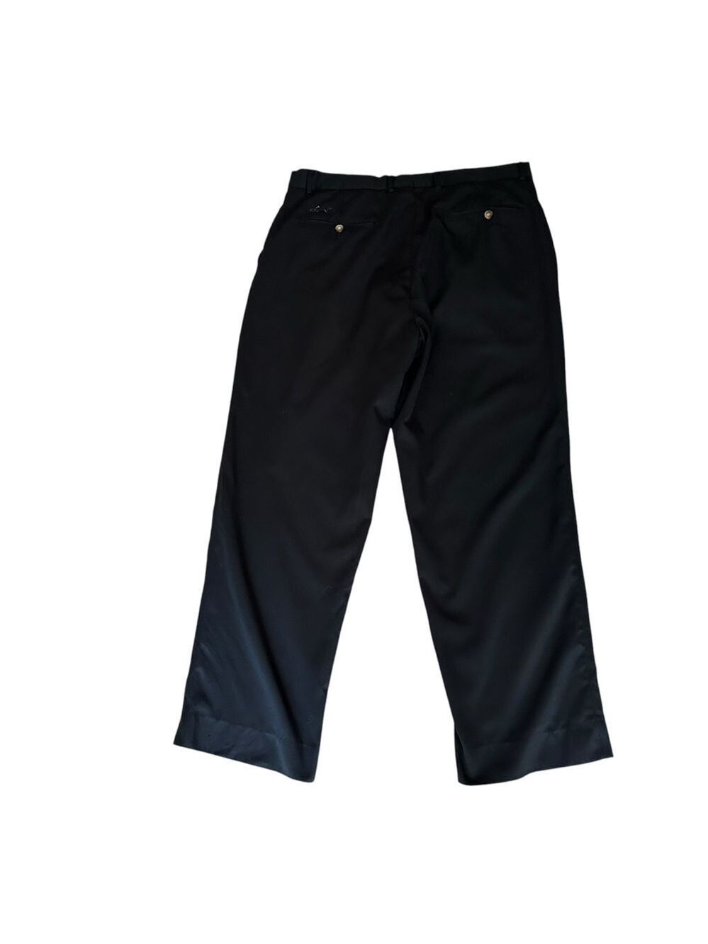 Greg Norman Black Straight Leg Polyester Men’s Dress Pants Size 36 x 30 - Picture 3 of 10